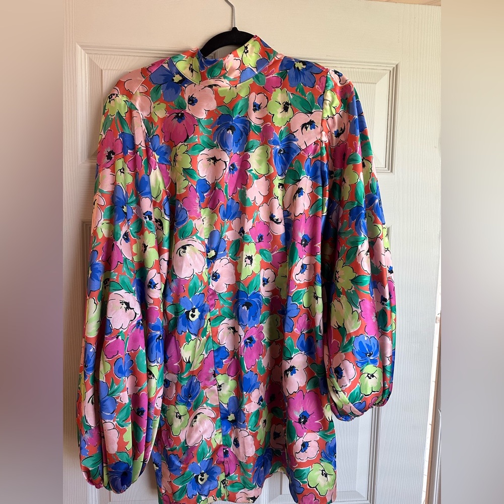 ROTATE Floral Mini Dress